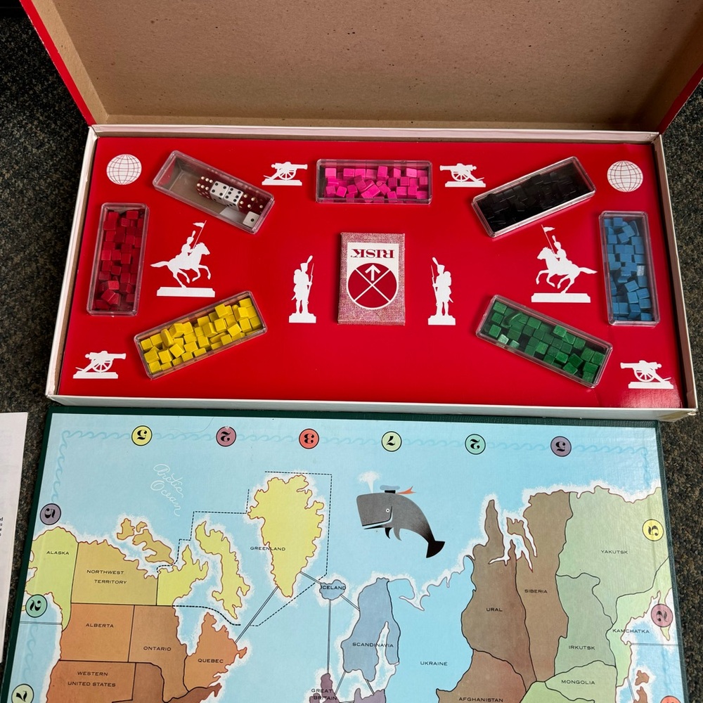 1963 Risk Board Game - Picture 3 of 6